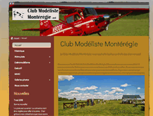 Tablet Screenshot of clubmodelistemonteregie.net